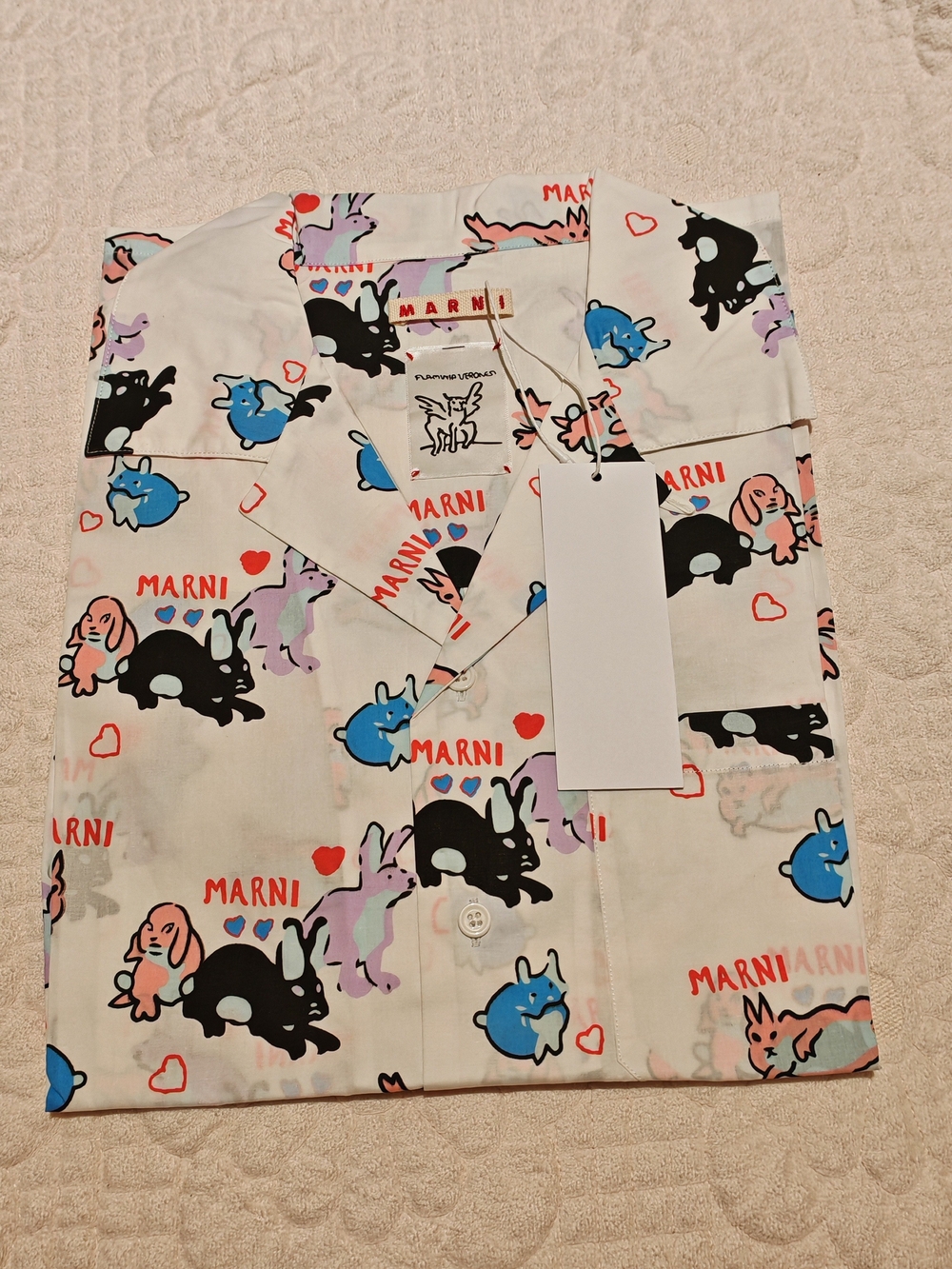 Marni Rabbit Print Shirt - Picture 10 of 12